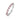 Damenring 9 Zirkonia pink mit Baguetteschliff Silber 925/000 rhodiniert