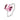 Damenring mit Zirkonia 8x10mm Pink Silber 925/000