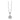 Collier mit Zirkonia rund 6mm Echt Silber 925/000