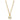 Collier mit Zirkonia Hexagon Silber 925/000 vergoldet