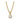 Collier mit Zirkonia 5mm Silber 925/000 vergoldet