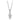 Collier mit Zirkonia 15x7mm Silber 925/000