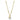 Collier mit Zirkonia 5mm Silber 925/000 vergoldet