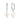 Creolen 12/2mm mit SW-Zuchtperlen Silber 925/000
