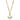 Collier mit Kristall weiß Silber 925/000 vergoldet
