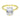 Damenring mit Zirkonia 8x10mm Silber 925/000 vergoldet