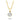 Collier mit Anhänger Zirkonia 4mm Gold 585/000