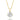 Collier mit Anhänger Zirkonia 6mm Gold 585/000