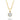 Collier mit Anhänger Zirkonia 4mm Gold 585/000