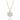 Collier mit Anhänger Zirkonia 6mm Gold 585/000