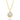 Collier mit Anhänger Zirkonia 6mm Gold 585/000