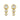 Ohrstecker mit 6 Zirkonia Gold 585/000