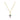 Collier Kreuz mit 6 bunten Zirkonia Gold 585/000