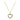 Collier Herz mit 14 bunten Zirkonia Gold 585/000