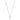 Collier mit Anhänger Zirkonia 4mm Weißgold 585/000