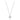 Collier mit Anhänger Zirkonia 6mm Weißgold 585/000