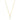Collier Anhänger Schlüssel mit Zirkonia Gold 585/000