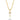 Collier Anhänger Schlüssel mit Zirkonia Gold 585/000