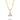 Collier Anhänger mit 3 Zirkonia Gold 585/000