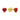 Ohrstecker Herz Zirkonia rot Gold 585/000