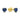 Ohrstecker Herz Zirkonia blau Gold 585/000