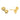Ohrstecker Hundepfoten Gold 585/000