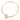 Paper Clip Armband | 18K vergoldet
