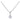 Lovebird Collier mit Zirkonia 101 Facetten 5mm Silber 925/000