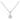 Lovebird Collier mit Zirkonia 101 Facetten 6mm Silber 925/000