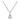 Lovebird Collier mit Zirkonia 101 Facetten 5mm Silber 925/000