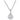 Lovebird Collier mit Zirkonia 101 Facetten 7mm Silber 925/000