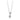 Lovebird Collier mit Brillant 0.05 ct. Weissgold 585/000