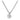 Lovebird Collier mit Brillant 0.21 ct. Weißgold 585/000