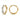 Lovebird Klappcreolen mit Brillant 0.11 ct. Gold 585/000