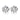 Lovebird Ohrstecker mit Zirkonia 6mm Silber 925/000