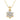 Lovebird Collier mit 7 Zirkonia Silber 925/000 vergoldet