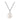 Lovebird Collier mit Süßwasser-Zuchtperle 7.5-8mm Silber 925/000